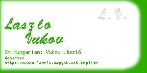 laszlo vukov business card